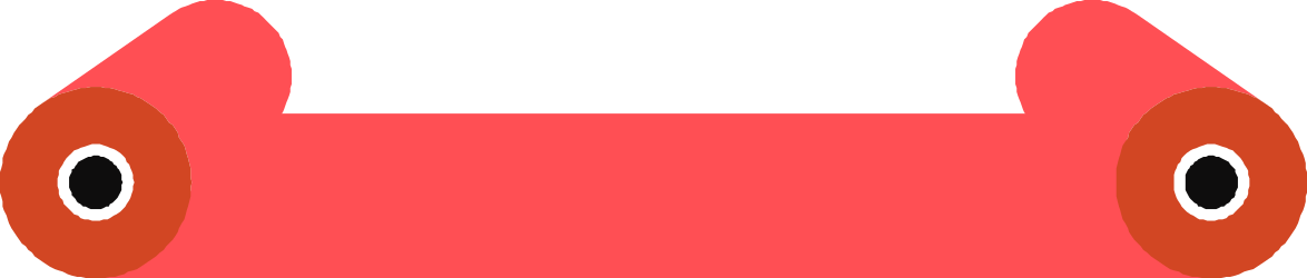 Pink Cat Face Clipart on Black Background - Charming and Playful Design