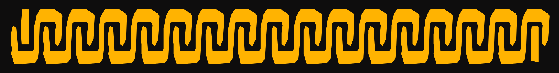 Black and Yellow Wave Pattern Clipart: Stylish Borders and Bars