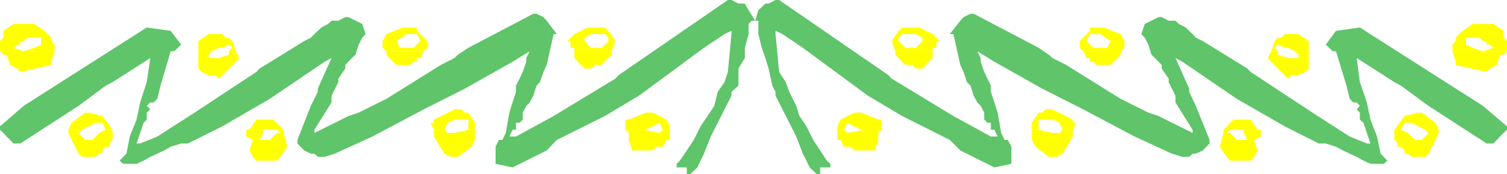 Vibrant Green and Yellow Pattern on Black Background Clipart
