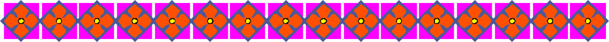 Colorful Pattern Borders and Bars Clipart with Black Background