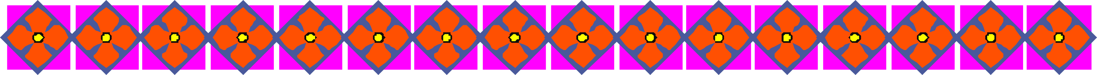 Colorful Pattern Borders and Bars Clipart with Black Background