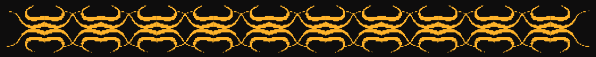Vibrant Orange and Yellow Waves on Black Background Clipart