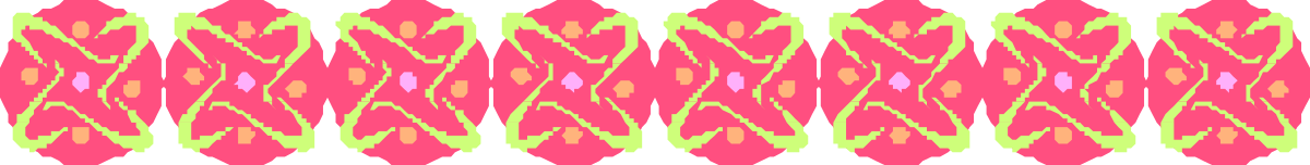 Pink and Green Striped Pattern Clipart - Vibrant Borders and Bars