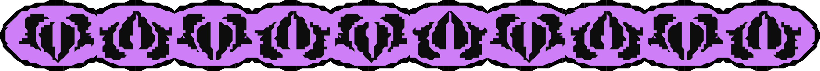 Purple and Black Patterned Borders and Bars Clipart for Creative Projects
