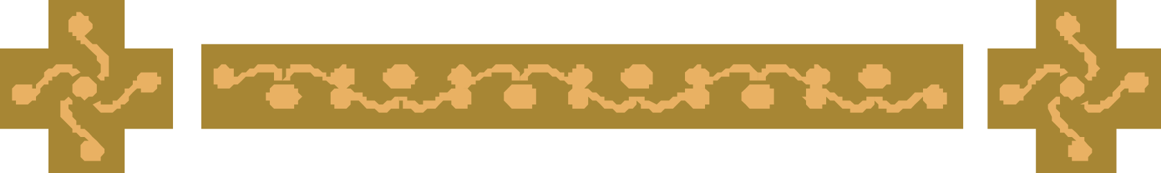 Brown and Black Patterned Clipart - Borders and Bars Design