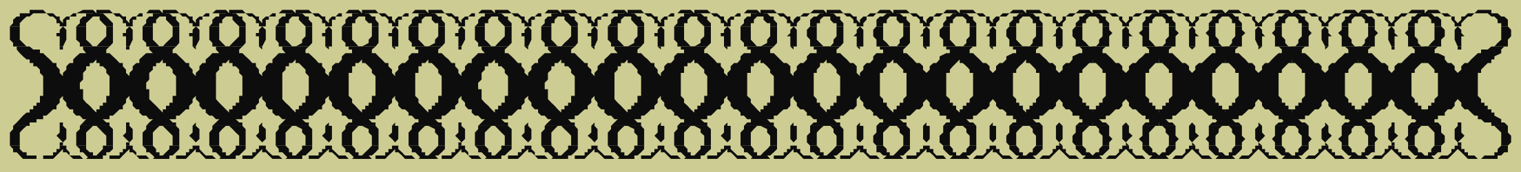Black and White Pattern with Green Background Clipart - Borders and Bars Design