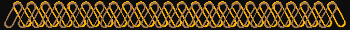 Sound Wave Clipart: Vibrant Orange and Yellow Lines for Dynamic Designs