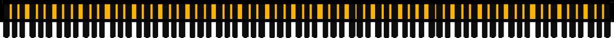 Barcode Clipart with Yellow Stripe - Creative Borders and Bars Design