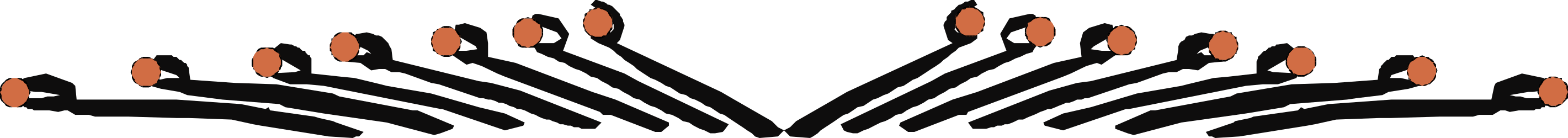 Black and Orange Logo with Flames Clipart - Dynamic Borders and Bars