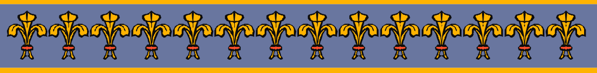 Flames Clipart on Blue and Yellow Background: Dynamic Borders and Bars Design