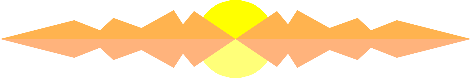 Flame Clipart: Vibrant Yellow and Orange Fire on Black Background