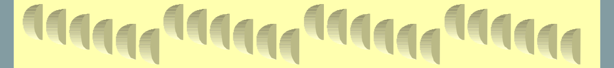 Wavy Line Pattern Clipart on Yellow Background - Borders & Bars