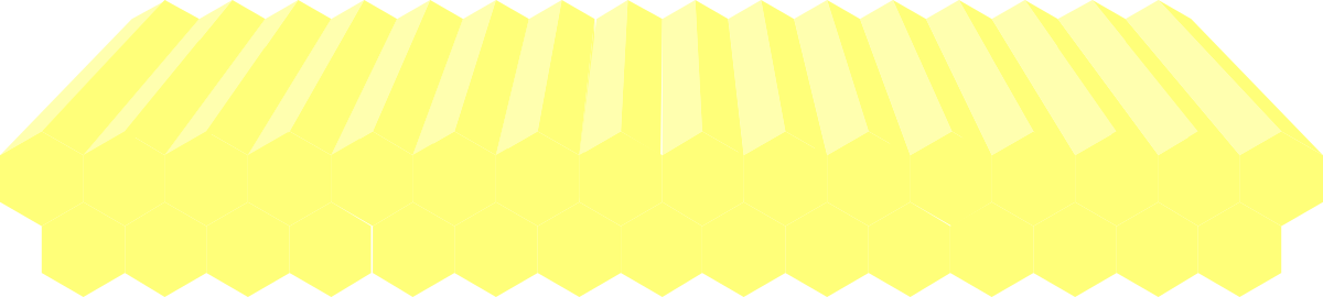Yellow Pencil Clipart on Black Background - Creative and Versatile Borders & Bars