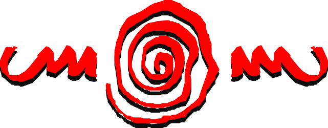 Red and Black Logo Clipart with Borders and Bars for Creative Design