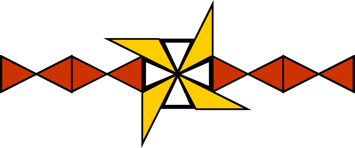 Vibrant Yellow and Red Star Clipart with Black Background - Perfect for Borders and Bars