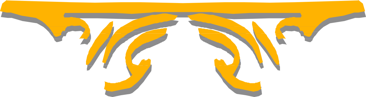 Yellow and Gray Logo with Black Outline Clipart - Modern Design Elements