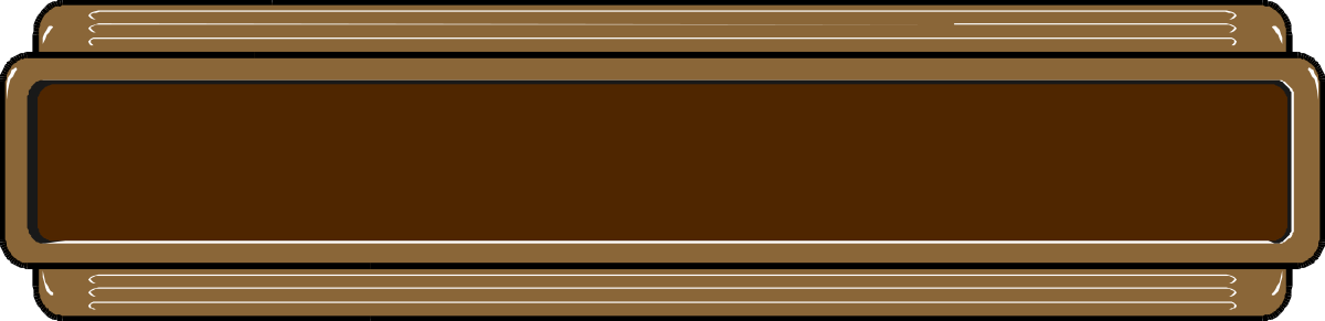 Brown Book with Blank Page Clipart - Versatile Borders and Bars Design