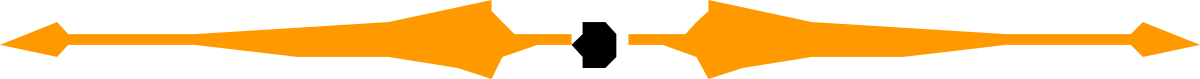 Orange Borders and Bars Clipart for Design Projects