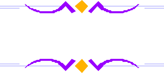 Purple and Yellow Pattern - Stylish Borders and Bars Clipart
