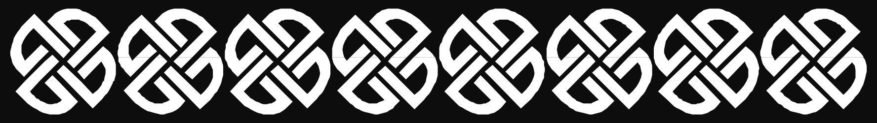 Wavy Lines Black and White Pattern Clipart for Creative Borders and Bars