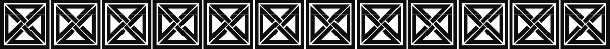Black and White Geometric Pattern Clipart - Stylish Borders & Bars