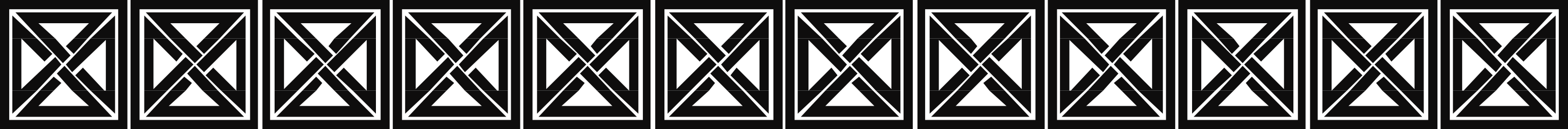 Black and White Geometric Pattern Clipart - Stylish Borders & Bars