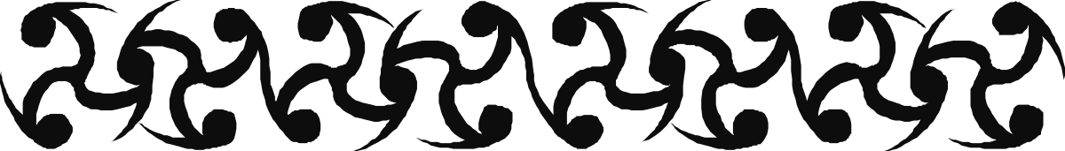 Black and White Pattern - Striking Borders and Bars Clipart SVG