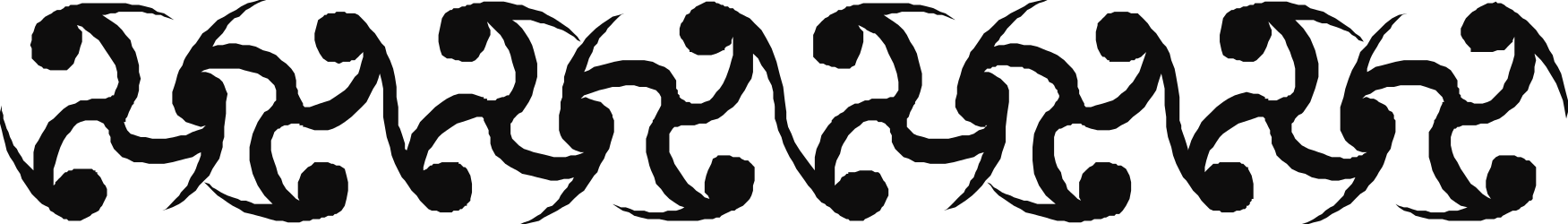 Black and White Pattern - Striking Borders and Bars Clipart SVG