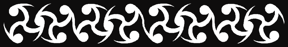 a black and white pattern with a white stroke clip art png transparent Black and White Pattern with White Stroke - Clipart Borders and Bars