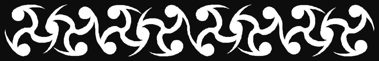 Black and White Pattern with White Stroke - Clipart Borders and Bars