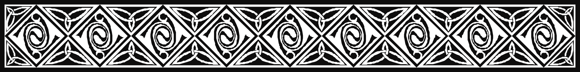 Black and White Pattern Clipart - Stylish Borders and Bars Design