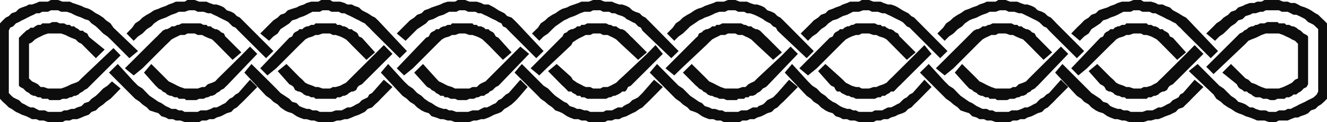 Wavy Lines Black and White Pattern Clipart - Stylish Borders and Bars Design