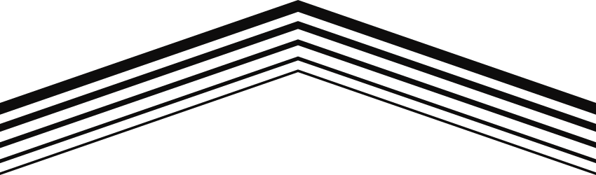 Triangle Clipart with Three Central Lines - Perfect for Borders and Bars