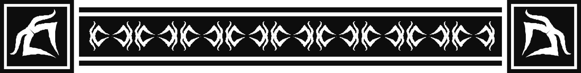 Black and White Clipart Borders and Bars - Elegant Designs