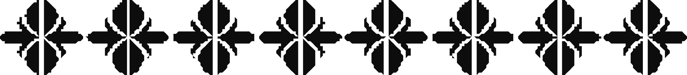 Black and White Pattern Clipart: Elegant Borders & Bars Design