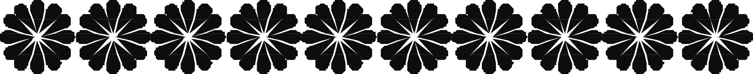 Black and White Geometric Borders and Bars Clipart Design