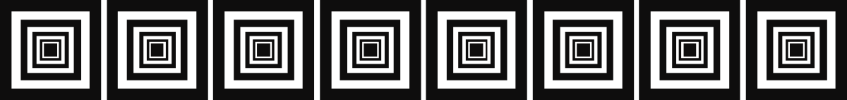Black and White Pattern with White Stripe Clipart for Borders and Bars