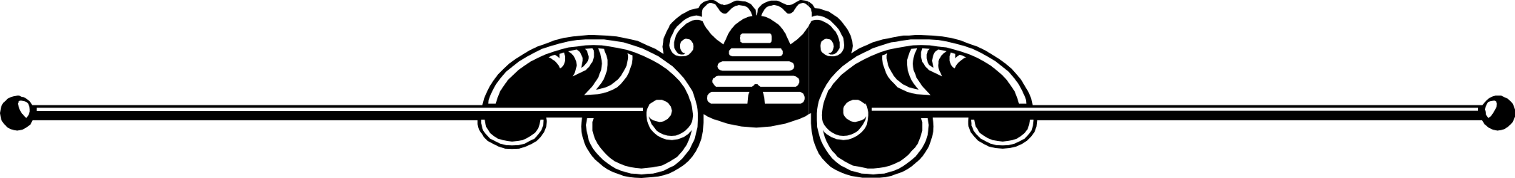 Cross Clipart: Black and White Borders and Bars Design