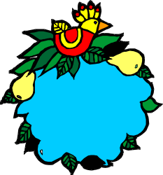 Breathtaking Bird on Blue Flower Clipart - Nature Borders and Animal Art