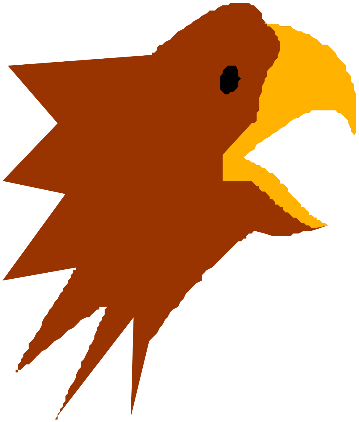 Yellow Beak Bird Clipart: Vibrant Avian Illustration for Creative Projects