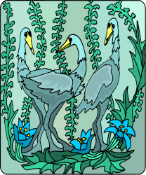 Two Birds in a Tree: Charming Clipart for Nature Lovers