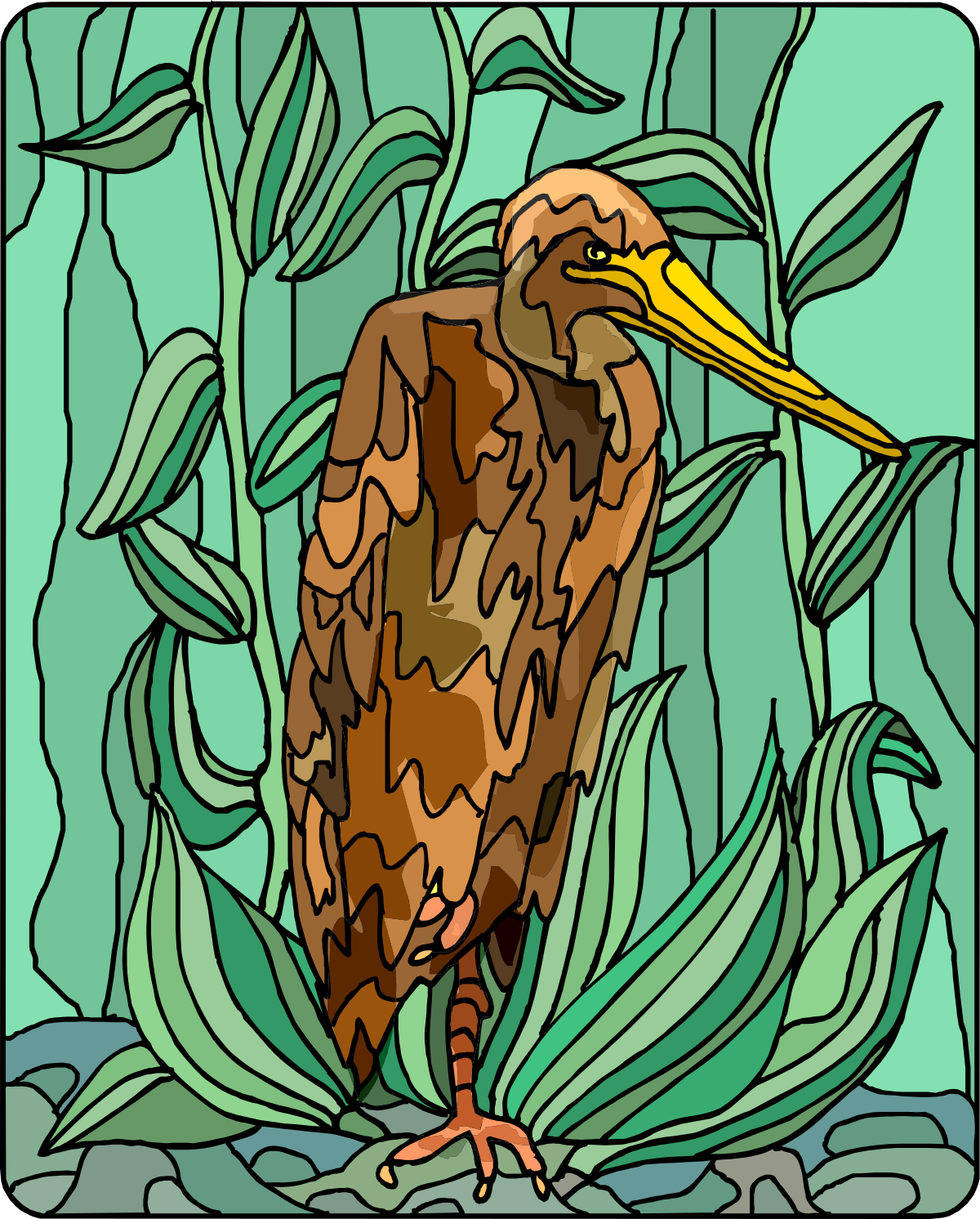 Bird on Tree Branch Clipart  Nature's Serenity in SVG
