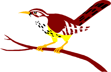 Bird on a Branch Clipart: Charming Nature Illustration