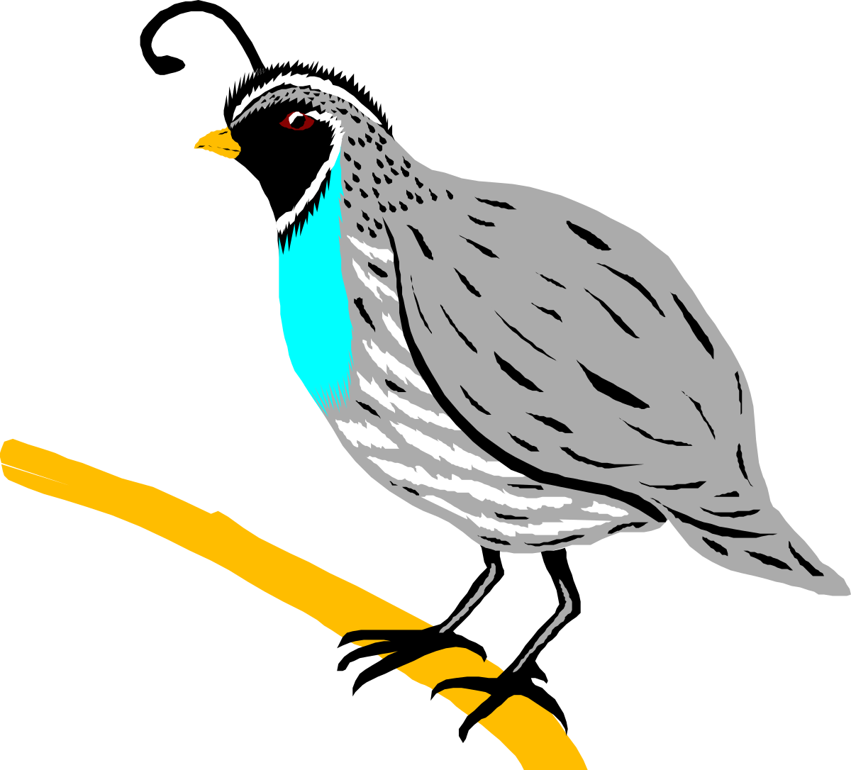 a bird sitting on a branch clip art png transparent Bird Sitting on a Branch - Charming Nature Clipart