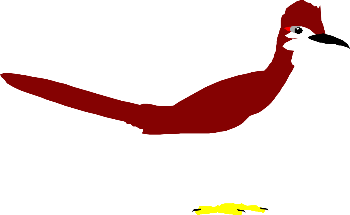 a red bird with a white tail and yellow feet clip art png transparent Red Bird Clipart with White Tail and Yellow Feet - Vibrant Wildlife Graphics