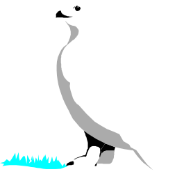 White Bird Sitting on a Branch - Elegant Clipart for Nature Lovers