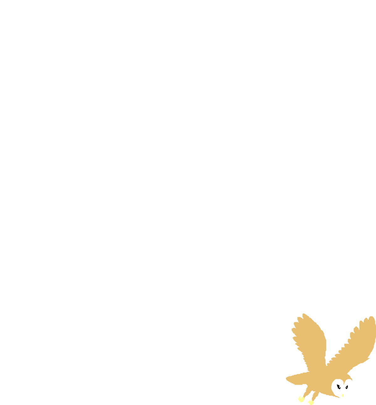 Bird Flying in the Air - Stunning Black Background Clipart