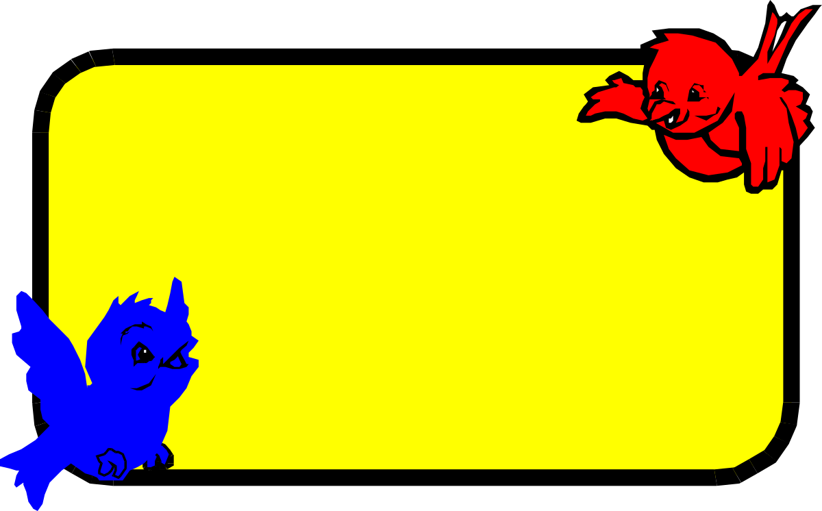 a cartoon character with a red and blue pokemon clip art png transparent Pokemon Clipart: Cartoon Character with Red and Blue Borders and Animal Theme