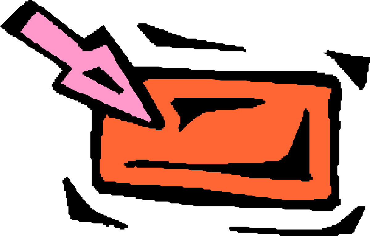 Pink Arrow Pointing Up on Black Background - Vector Clipart
