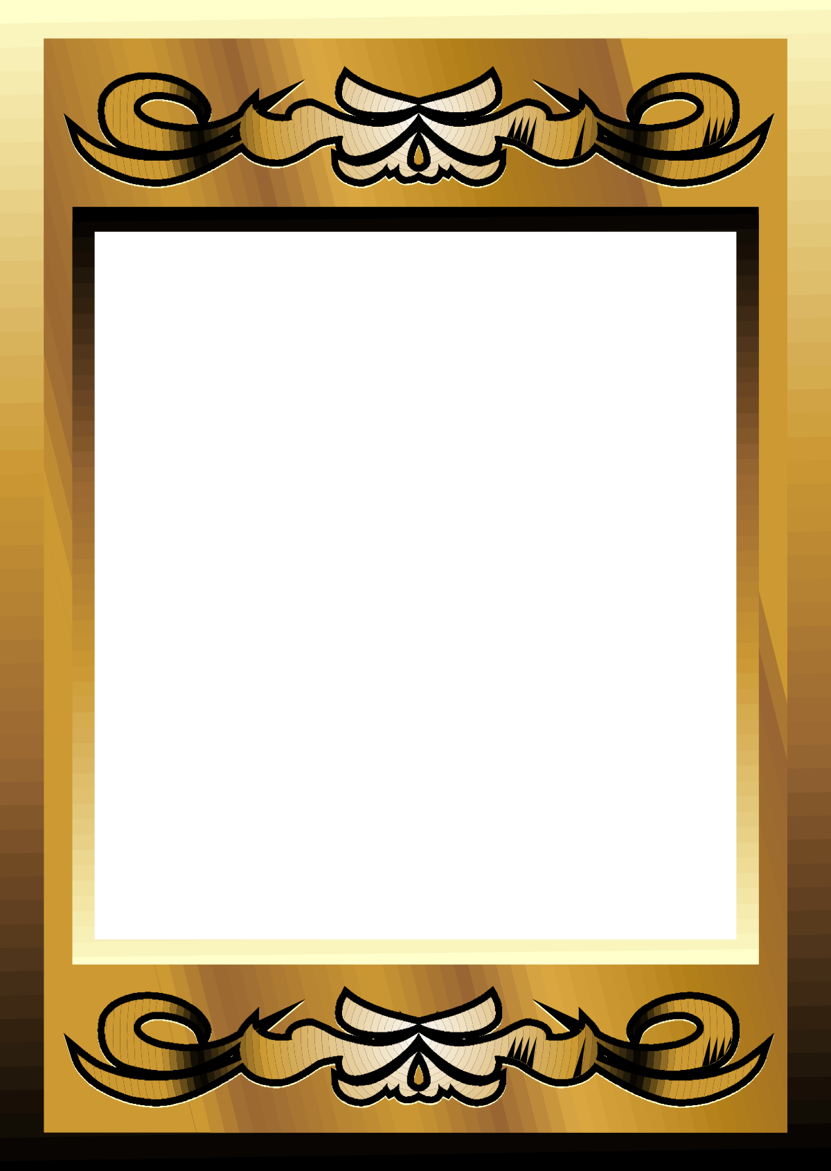a frame with a ribbon around it clip art png transparent Elegant Decorative Frame with Ribbon - Clipart for Stylish Borders